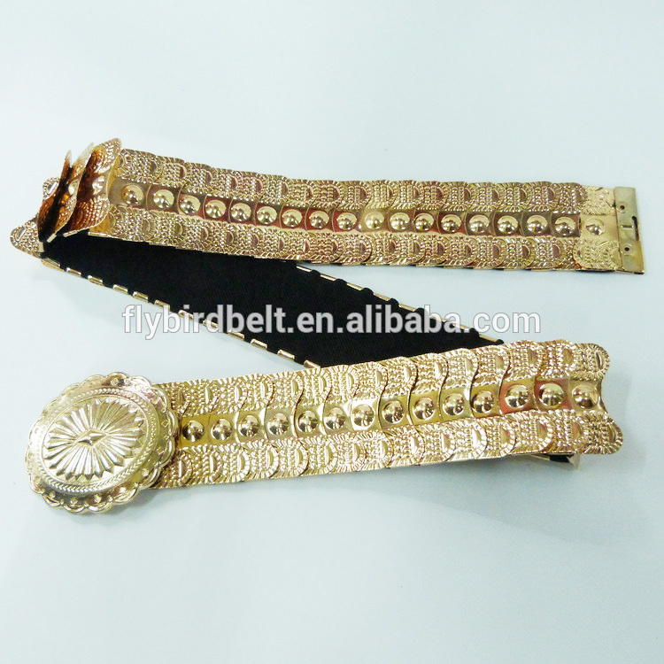 Moroccan Caftan Gold Plated Belt wedding belt